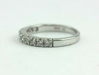 14K WHITE GOLD .50 CTW DIAMOND ANNIVERSARY WEDDING BAND RING ESTATE VINTAGE