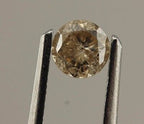 0.33 carat Diamond Loose Round Brilliant 4.2mm Light Brown Natural I2 estate