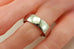 935 Argentium Sterling Silver polished 7mm wedding band ring man's size 11 NEW
