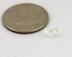 GIA Diamond 0.45 carat Rectangular Princess Cut D VVS2 4.73 x 3.83 x 2.96 mm NEW