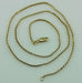 14k yellow gold 16" alternating diamond cut rope/ball bead necklace new