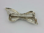925 sterling silver bow tie ribbon brooch pin Taxco Mexico estate vintage 16.3 g
