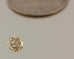 Diamond Loose Natural 0.34 carat round brilliant cut 4.2mm Light Brown I3 estate