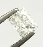 GIA Diamond 0.45 carat Rectangular Princess Cut D VVS2 4.73 x 3.83 x 2.96 mm NEW
