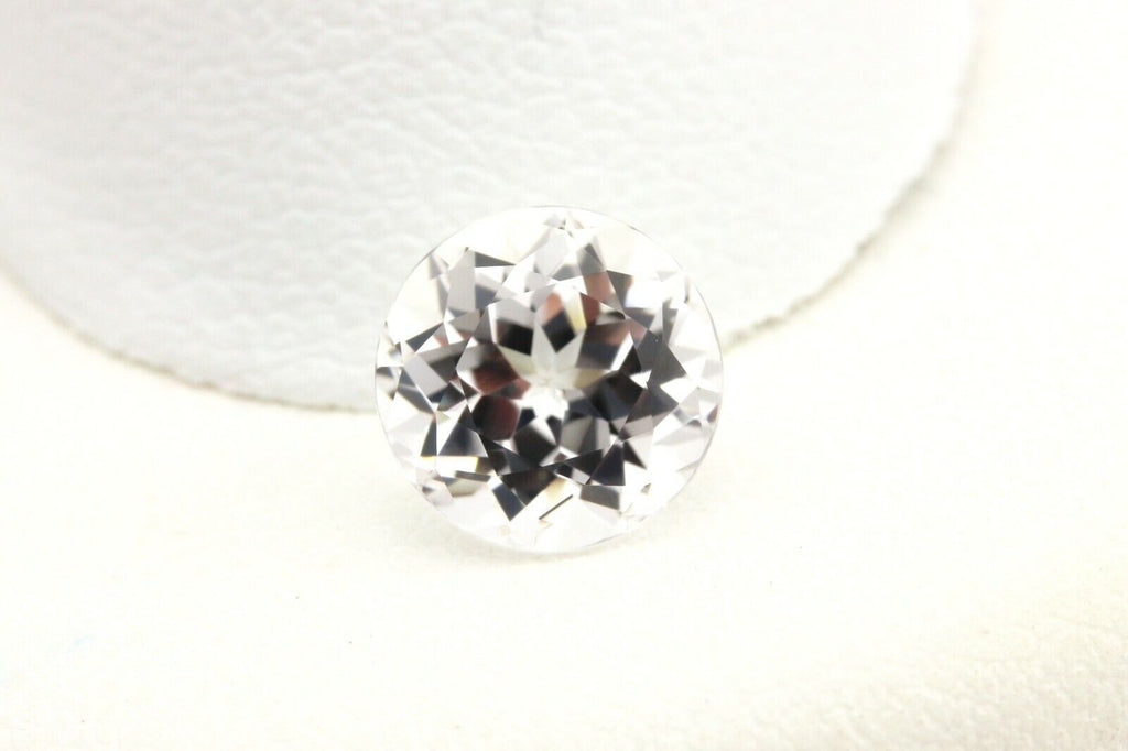 Chatham lab grown created white sapphire 1.82ct 7mm round brilliant loose new