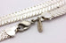 Napier 20 inch 7mm silver tone costume fashion herringbone chain necklace 31.7g