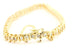 14k yellow gold S link 1.47ctw diamond tennis bracelet 7 inch 5.35mm 16.11g