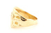 14k yellow gold vintage antique class ring size 7.5 band estate 9.27g engraved
