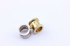 14k gold slide pendant setting 6.3mm round mount 3.4g findings 5.5mm chain hole