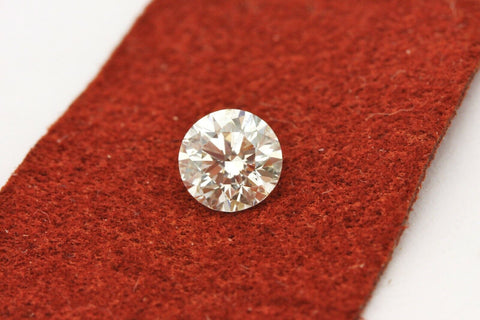 GIA natural diamond 0.50ct round brilliant K I2 Very Good 5.00-5.04x3.19mm