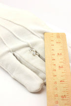 14k white gold 0.60ctw GIA natural round diamond stud earrings SI2 0.65g new