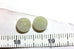 sulfur dioxide white drusy 11mm round matched pair loose gemstone new