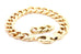 14k yellow gold 7.5 inch 10.8mm hollow curb chain bracelet 24.38g estate vintage