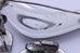 ORB sterling silver pin brooch clip on earrings set estate vintage 19.4g