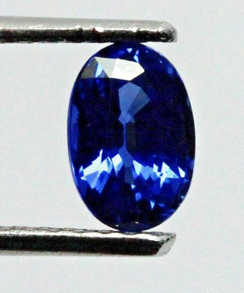 blue sapphire 0.81ct oval cut 6.10 x 4.13 x 3.41 mm natural loose new gemstone