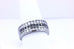 14k white gold black diamond 2.48ctw man's ring size 10.5 band 8.7dwt 9.75mm new