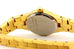 pulsar quartz watch stainless steel gold tone 6.5 inch 16mm round not working