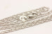 14k white gold razo chain necklace lobster 20 inch 0.9mm 2.79g new
