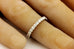 PLATINUM 0.55CTW ROUND DIAMOND ANNIVERSARY WEDDING BAND RING SIZE 5.75 NEW