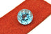 loose natural Swiss blue topaz round cut 2.89ct 8.23-8.30x5.84mm new gemstone