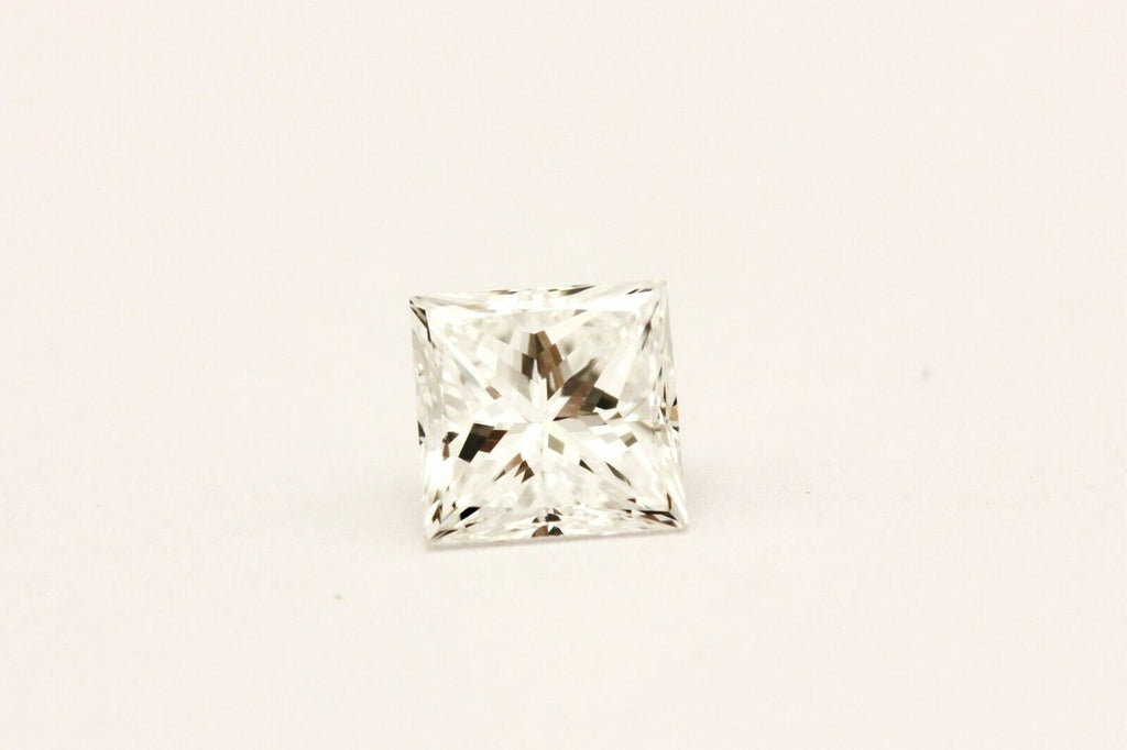 GIA diamond princess 0.42ct E Color VS1 4.17x4.12x2.95mm loose gemstone natural