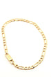 Faro ITALY 14k yellow gold figaro chain bracelet 7.25 inch 3.6mm lobster 4.63g