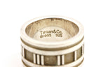 925 sterling silver Roman numeral 1995 12mm wide band ring size 6.25 11.9g