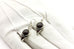925 sterling silver garnet drop dangle hook earrings 1.5inch 6.6g estate vintage