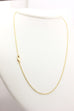 750 18k yellow gold rolo cable chain necklace lobster 18 inch 1.20mm 3.25g new