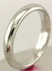 New 14k white gold Men's wedding band sz10 comfort fit 4 mm ring low dome 6.43g