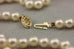 14k yellow gold 18 inch 5.5-6mm round cultured pearl strand necklace Chinese NEW