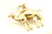 18k yellow gold camel charm pendant 0.75 inch 1.45g vintage estate