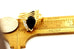 14k yellow gold stuller 1967 round diamond 11x7 mm pear cabochon onyx ring sz5.5