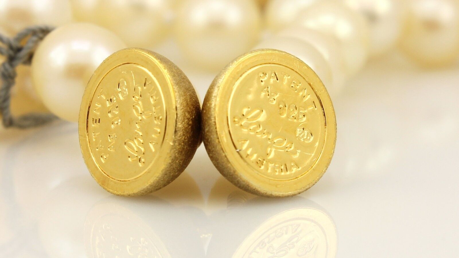 16" cultured pearl necklace 7-7.5mm round magnet clasp 925 sterling silver New