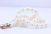 Akoya pearl strand necklace 8mm 18 inch round white 7.5-8m 14k gold clasp estate