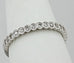 14k white gold 0.34ctw round diamond stackable band MARS 1.7g size 6.5 2.5mm NEW