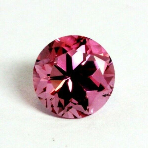 pink tourmaline 3.65ct round gemstone 9.36-9.40x7.04mm loose new natural unusual