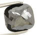 Loose black treated diamond 7.69 carat cushion irradiated 1.42x10.40x6.88mm NEW