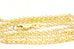 14k yellow gold rolo cable chain necklace lobster 18 inch 1.3mm 2.58g new