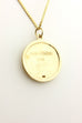 14k yellow gold St Perigrine pendant serpentine chain necklace 24 inch 11.8g