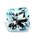 natural aquamarine 1.85ct 7x7 square radiant 7.24x7.21x5.40mm transparent blue