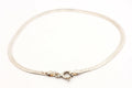 925 Italy sterling silver herringbone chain bracelet 7.75 inch 2.3mm 2.31g