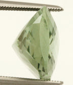 green quartz amethyst 10.69 carat cushion loose gemstone large 16 x 12 mm new