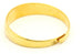 9999 24k yellow gold plain band ring adjustable size 13 5.7mm 4.48g vintage