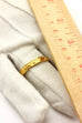 22k yellow gold engraved adjustable band ring size 15 4.7mm 5.49g vintage
