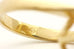 14k yellow gold 0.32ctw diamond swirl band ring size 5.5 6.80g vintage estate