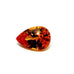 Spessartine garnet pear shape 0.67ct 6.54x4.52x2.66mm natural transparent orange