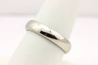 950 platinum wedding band ring size 9 4.5mm estate 9.15g 2mm depth