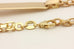 14k yellow gold ID bracelet flat link ITALY lobster 7 inch 7.89g vintage estate