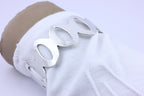 925 sterling silver Taxco Mexico TG-130 cuff bracelet estate vintage 7" 30.6g
